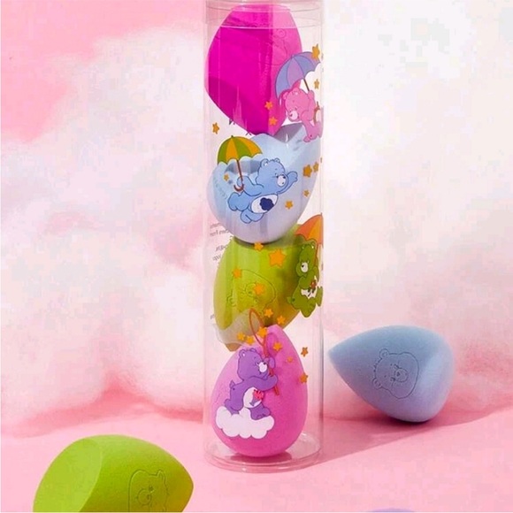 Care Bears 4pc Makeup Sponge Set, Care Bears Makeup Sponges, Rainbow Makeup - Picture 11 of 11